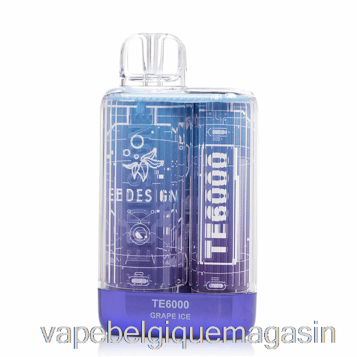 Vape Belgique Eb Te6000 Glace Au Raisin Jetable